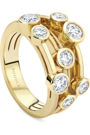 Boodles Yellow and Diamond Classic Raindance Ring