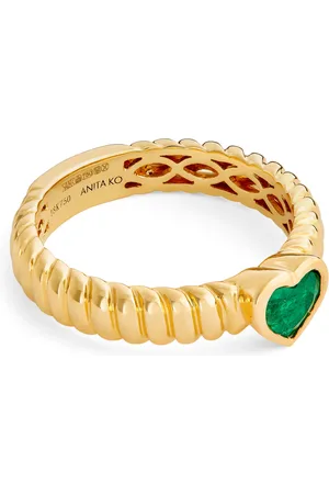 Anita Yellow and Emerald Zoe Ring