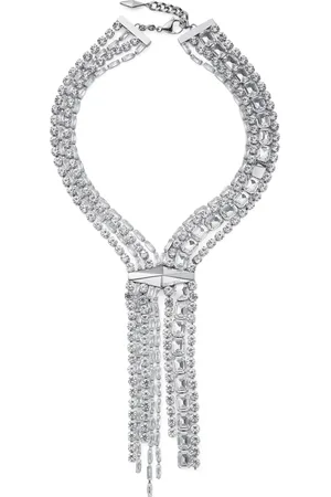Jimmy Choo Crystal-Embellished Zandra Necklace