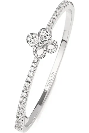 Boodles White and Diamond Be Bangle