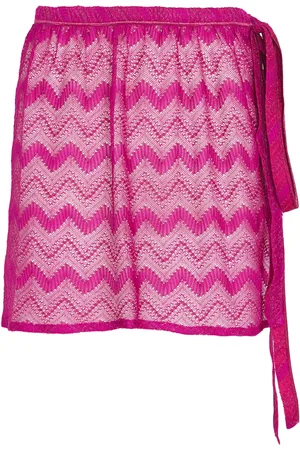 Missoni Wrap Cover-Up Mini Skirt