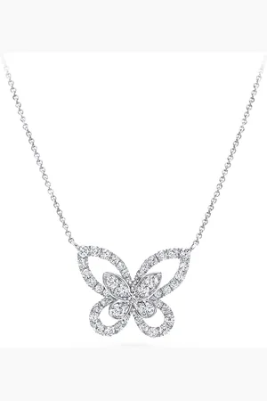 GRAFF Gold and Diamond Butterfly Necklace
