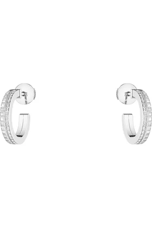 Boucheron White Quatre Radiant Edition Hoop Earrings