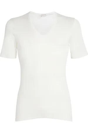 Hanro Cotton Pure V-Neck T-Shirt