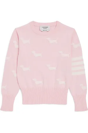 Thom Browne Cotton Dog Print Sweater