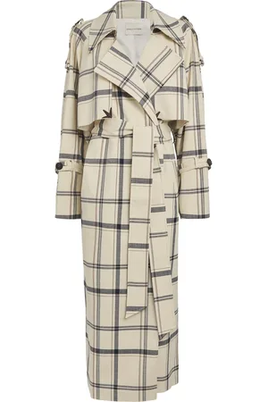 C&m Camilla And Marc Check Corelia Trench Coat