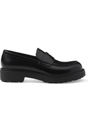 Prada Brushed Leather Loafers