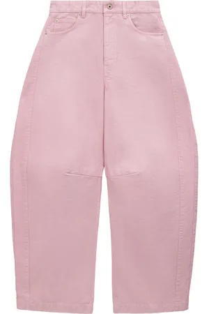 Loewe Patch-Detail Barrel Jeans