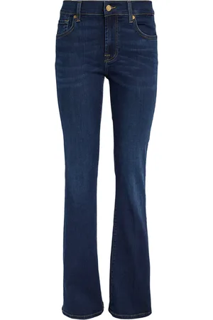 7 for all Mankind BAir Mid-Rise Bootcut Jeans