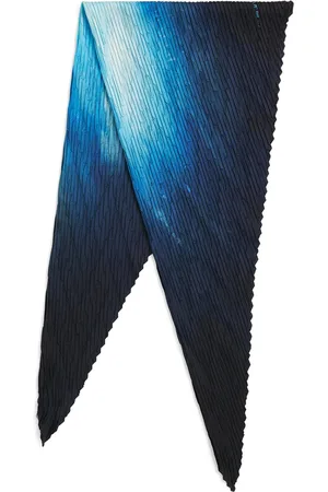 Giorgio Armani Mulberry Silk Pleated Scarf