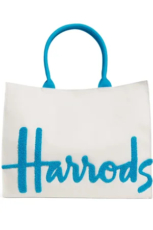HARRODS Large Cotton Logo Tote Bag