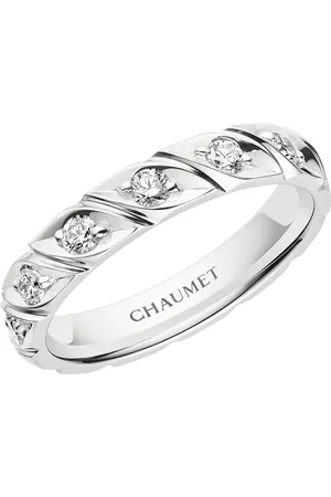 CHAUMET Platinum and Diamond Torsade de Wedding Ring
