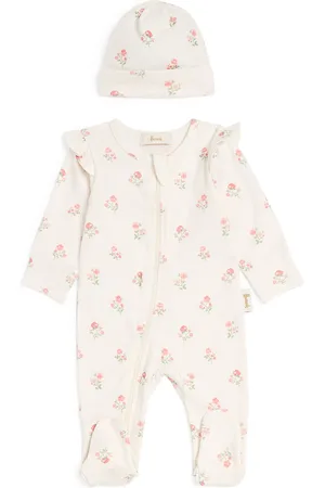 HARRODS Floral All-In-One and Hat Gift Set