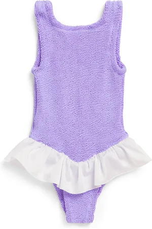 Hunza G Ruffle-Trim Denise Swimsuit