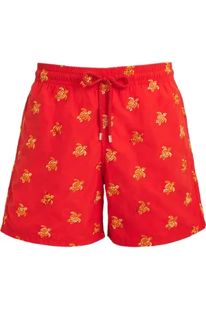 Vilebrequin Turtle Embroidered Mistral Swim Shorts