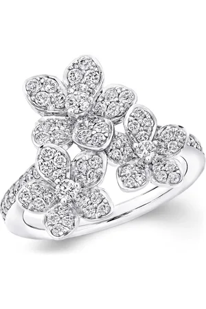 GRAFF Gold and Diamond Wild Flower Ring