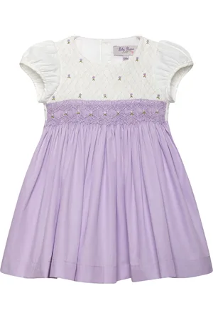 FrenchTrotters Cotton Rose Smocked Dress