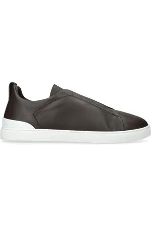 Ermenegildo Zegna Shearling Triple Stitch Secondskin Sneakers