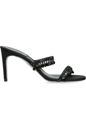 RENE CAOVILLA Embellished Chandelier Heeled Mules 80