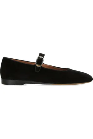 Le Monde Beryl Suede Mary Jane Ballet Flats