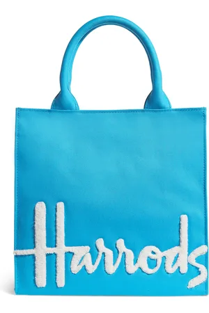 HARRODS Small Cotton Logo Tote Bag
