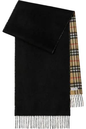 Burberry Cashmere Reversible Check Scarf