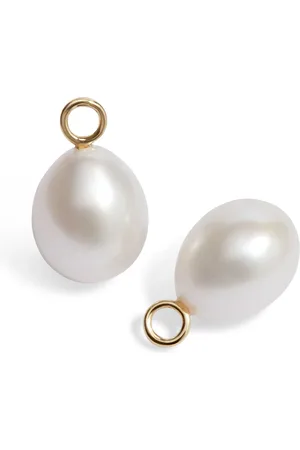 ANNOUSHKA Yellow and Baroque Pearl Earring Drops