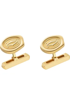 Cartier Yellow Wax Seal Cufflinks
