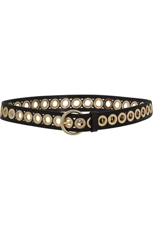 Sandro Leather Loop-Embellished Belt