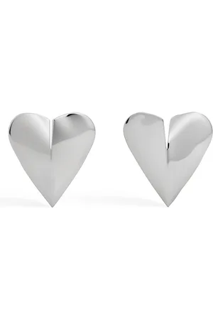 Alaïa Brass Mini Le Coeur Earrings