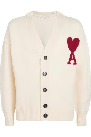 Ami Virgin Wool Ami de Coeur Cardigan