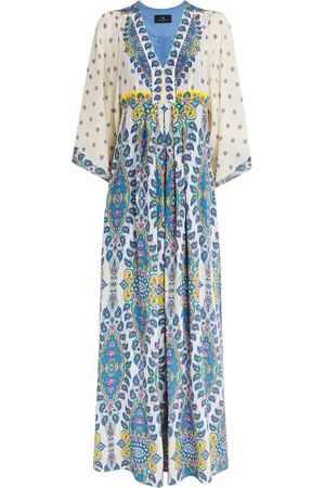 Etro Silk Paisley Print Gown