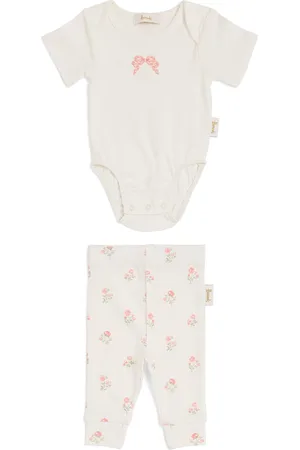 HARRODS Floral Bodysuit and Trousers Gift Set