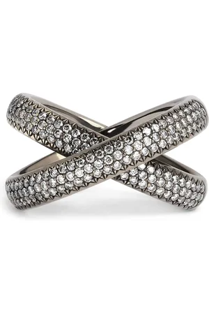 Eva Fehren Gold and Diamond Axis Ring