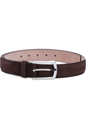 Ermenegildo Zegna Suede Triple Stitch Belt