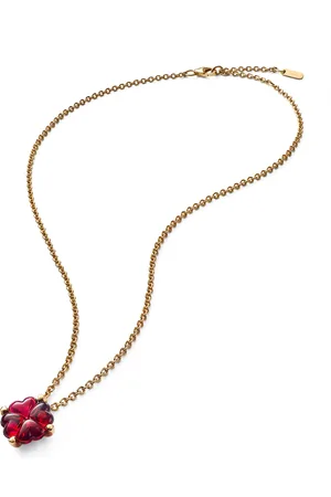 Baccarat Gold Vermeil and Crystal Trèfle Iridescent Choker