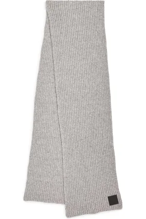 ANINE BING Wool-Blend Logo Hannah Scarf