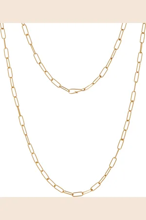 ANNOUSHKA Mini Yellow Cable Chain Necklace