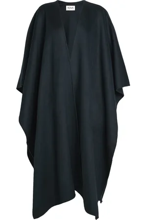 TOVE Wool-Blend Delta Poncho