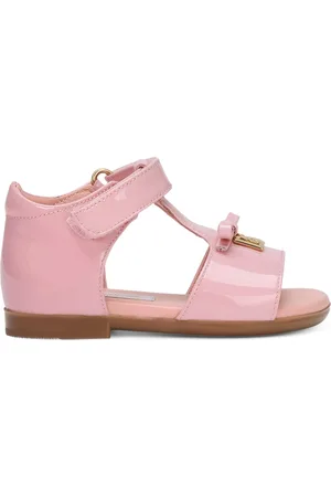 Dolce & Gabbana Calfskin Bow-Tie Sandals