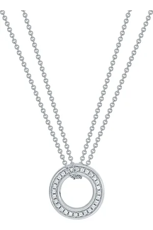 Boodles White and Diamond Roulette Pendant Necklace