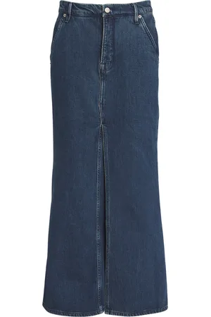 GOOD AMERICAN Denim Maxi Skirt
