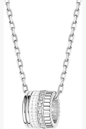 Boucheron Gold and Diamond Quatre Double Edition Pendant Necklace
