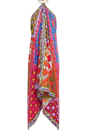 Puccini Festa Print Midi Dress