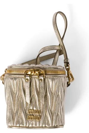 Miu Miu Micro Leather Matelassé Cross-Body Bag