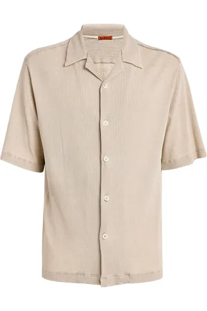 BARENA Cotton-Blend Ribbed Shirt