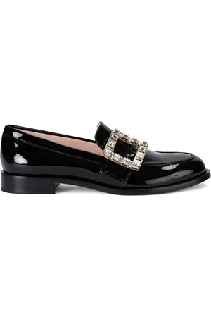 Roger Vivier Patent Leather Très Vivier Loafers