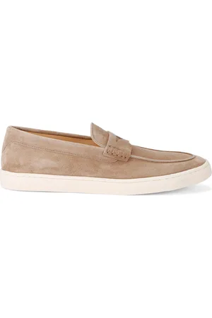 Brunello Cucinelli Suede Hybrid Loafers