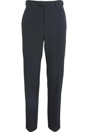 Emporio Armani Virgin Wool-Blend Trousers