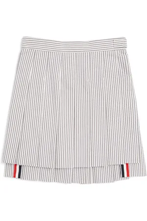 Thom Browne Striped Pleated Skirt